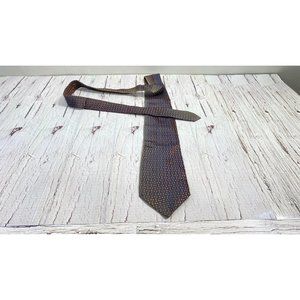 I K E BEHAR new yorkmens necktie 100% silk hand tailored in usa